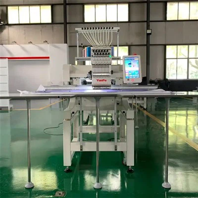 500 * 1200 mm vienos galvutės siuvinėjimo mašina