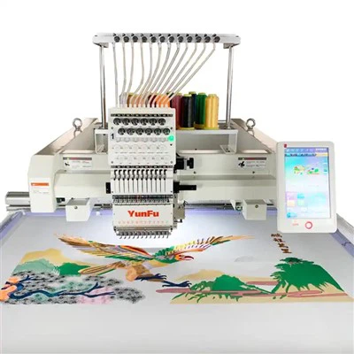 Komercinio naudojimo vienos galvutės siuvinėjimo mašina