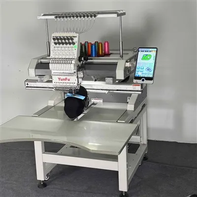 Tajima 2-Head 12 Needles High Speed Cap Computerized Flat Embroidery Machine